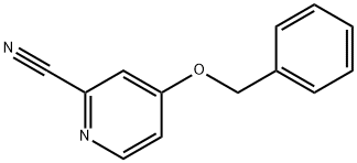 4-苄氧基-2-氰基吡啶 结构式