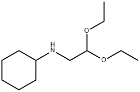 N-(2,2-二乙氧基乙基)环己胺 结构式