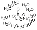 磷酸氢二钠十二水 结构式