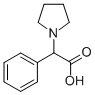 2-苯基-2-(1-吡咯烷基)乙酸 结构式