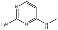 2-甲基-4-甲胺基嘧啶 结构式