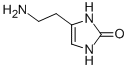 2-(2-oxo-4-imidazolin-4-yl)ethylamine 结构式