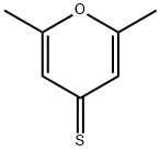 2,6-二甲基-4H-吡喃-4-硫酮 结构式