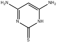 4,6-二氨基-2-巰基嘧啶 结构式