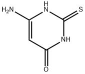 6-氨基-2-硫脲嘧啶 结构式