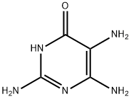 6-羟基-2,4,5-三氨基嘧啶 结构式