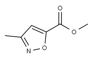 3-甲基异恶唑-5-羧酸甲酯 结构式