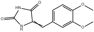 5-(3,4-Dimethoxybenzylidene)hydantoin 结构式
