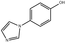 4-(咪唑-1-基)苯酚 结构式