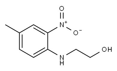 3-硝基-4-羟乙氨基甲苯 结构式