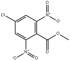 2,6-二硝基-4-氯苯甲酸甲酯 结构式