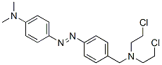 N,N-Bis(2-chloroethyl)-4-[[4-(dimethylamino)phenyl]azo]benzylamine 结构式