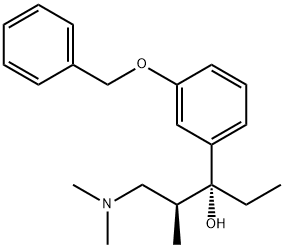 (ALPHAR)-ALPHA-[(1S)-2-(二甲基氨基)-1-甲基乙基]-ALPHA-乙基-3-(苯基甲氧基)苯甲醇 结构式