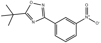 5-TERT-BUTYL-3-(3-NITROPHENYL)-1,2,4-OXADIAZOLE 结构式