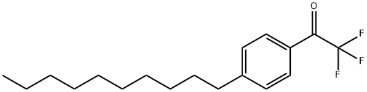 4'-(癸基)-2,2,2-三氟乙酰苯 结构式