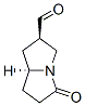 1H-Pyrrolizine-2-carboxaldehyde, hexahydro-5-oxo-, trans- (9CI) 结构式