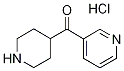 哌啶-4-基(吡啶-3-基)甲酮盐酸盐 结构式