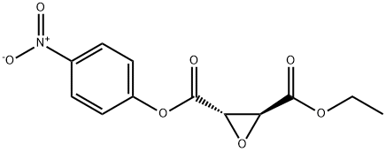 ETHYL-(2S,3S)-(P-NITROPHENYL)-OXIRANE-2,3-DICARBOXYLATE 结构式