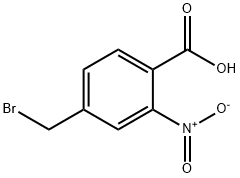 4-CARBOXY-3-NITROBENZYLBROMIDE 结构式