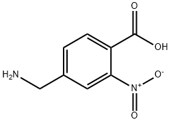 4-CARBOXY-3-NITROBENZYLAMINE 结构式