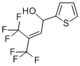 1-(2-Thienyl)-4,4,4-trifluoro-3-trifluoromethyl-2-buten-1-ol 结构式