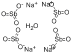 ANTIMONY(V) SODIUM TRIOXIDE 1/4-WATER 结构式