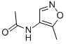N-(5-METHYL-4-ISOXAZOLYL)ACETAMIDE 结构式