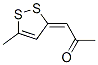 1-(5-Methyl-3H-1,2-dithiol-3-ylidene)-2-propanone 结构式