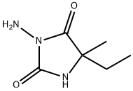 3-氨基-5-乙基-5-甲基-咪唑烷-2,4-二酮 结构式