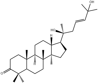 (23E)-20,25-Dihydroxydammar-23-en-3-one 结构式