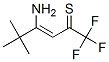 4-Amino-1,1,1-trifluoro-5,5-dimethyl-3-hexene-2-thione 结构式