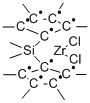 二甲基硅烷基双(四甲基环戊二烯)二氯化锆 结构式