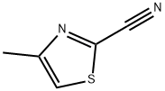 4-甲基噻唑-2-甲腈 结构式