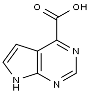 7H-Pyrrolo[2,3-d]pyriMidin-4-carboxylic acid 结构式