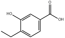 4-乙基-3-羟基苯甲酸 结构式