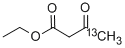 乙酰乙酸乙酯-4-13C 结构式