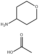 4-氨基四氢吡喃醋酸盐 结构式