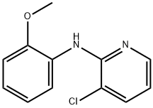 3-chloro-N-(2-methoxyphenyl)pyridin-2-amine 结构式