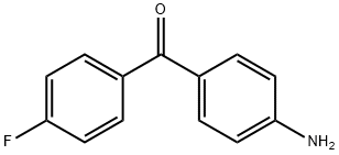 4-氨基-4'-氟二苯甲酮 结构式