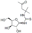 3-[(2R,3R,4R,5R)-3,4-dihydroxy-5-(hydroxymethyl)oxolan-2-yl]-1-(2-meth yl-4-oxo-pentan-2-yl)thiourea 结构式