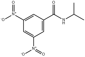 BenzaMide, N-(1-Methylethyl)-3,5-dinitro- 结构式