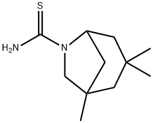 6-Azabicyclo[3.2.1]octane-6-carbothioamide,  1,3,3-trimethyl- 结构式