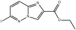 ETHYL 6-IODOIMIDAZO[1,2-B]PYRIDAZINE-2-CARBOXYLATE 结构式