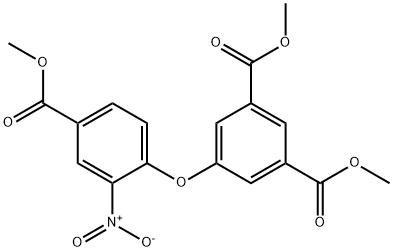 5-[4-(甲氧羰基)-2-硝基苯氧基]间苯二甲酸二甲酯 结构式