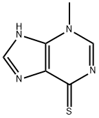 3,9-二氢-3-甲基-6H-嘌呤-6-硫酮 结构式