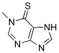 1,7-Dihydro-1-methyl-6H-purine-6-thione 结构式