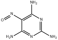 5-亚硝基-2,4,6-三氨基嘧啶 结构式