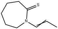 2H-Azepine-2-thione,  hexahydro-1-propenyl-  (7CI,8CI) 结构式