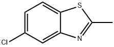 5-氯-2-甲基苯并噻唑 结构式