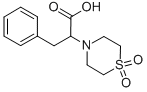 2-(1,1-二氧代-1LAMBDA6,4-噻嗪-4-基)-3-苯丙酸 结构式